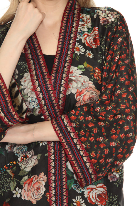 Johnny Was Merhawi Reversible Silk Kimono C45124AO