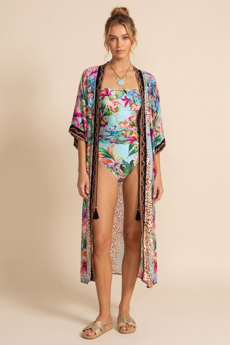 Johnny Was Miller Long Floral Kimono CSW2225-U