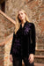 Johnny Was Molly Velvet Vintage Button Down Shirt J17525-O
