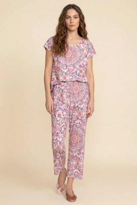 Johnny Was Bobbie Crop Pajama Set MS8824-A