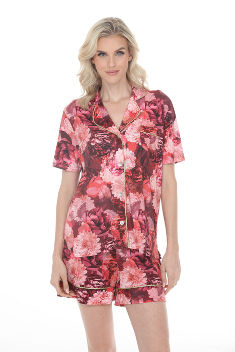Johnny Was Floral The Short Pajama Set MS8424-R