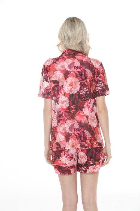 Johnny Was Floral The Short Pajama Set MS8424-R