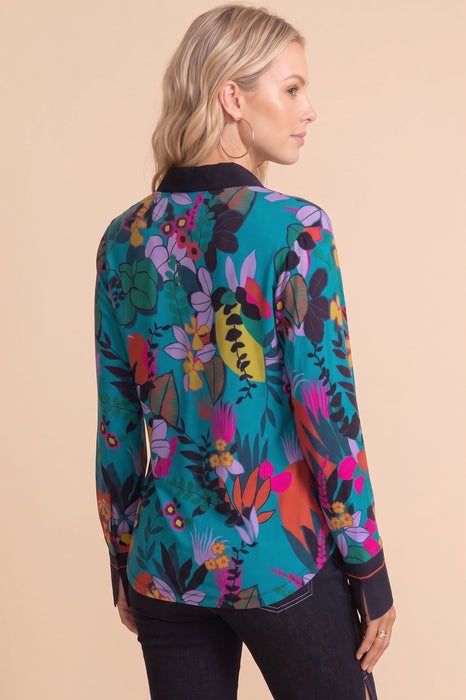 Johnny Was JWLA Multicolor The Janie Favorite Button Front Shirt T16825-8
