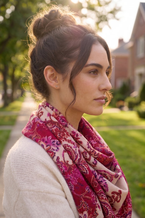 Johnny Was Musia Wool Scarf C95625-O
