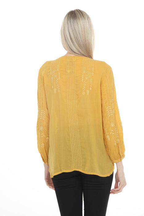 Johnny Was Asta Embroidered Tunic Top C26225-7