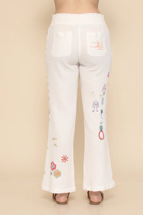 Johnny Was Biya Litzy Cotton Pants B67424-2 *