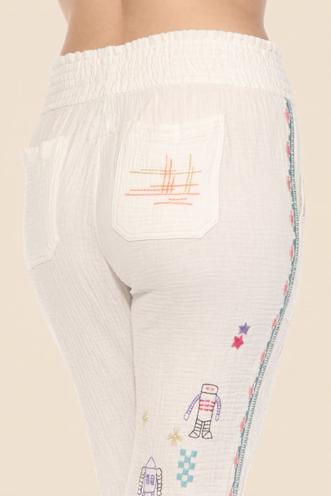 Johnny Was Biya Litzy Cotton Pants B67424-2 *