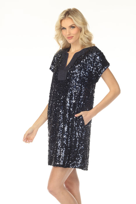 Johnny Was Rena Sequin Mini Dress C36924-9 *