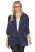 Johnny Was Style C43724 Navy Tolla Embroidered Kimono