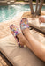 Johnny Was Neon Jungle Pool Side Slide JWS18523-N