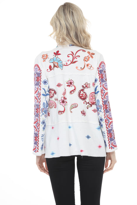 Johnny Was White Noemi Jacket C57426-3