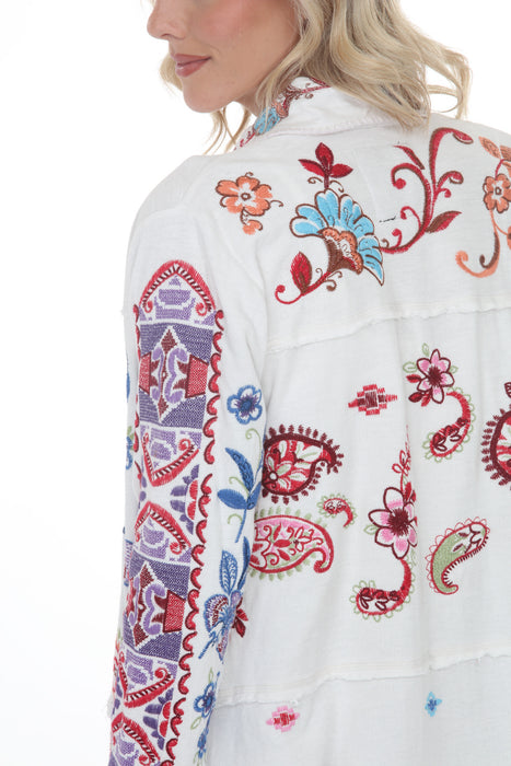 Johnny Was White Noemi Jacket C57426-3