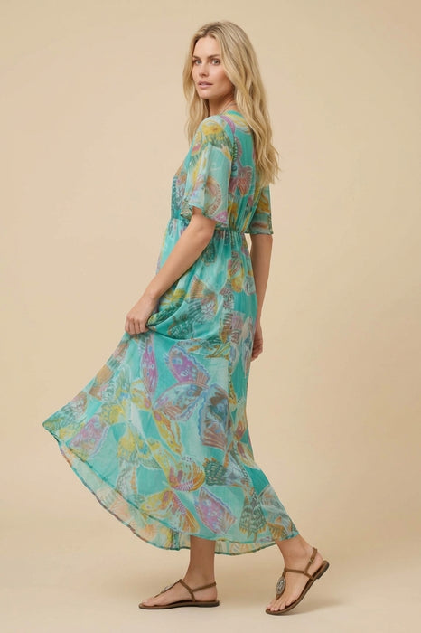 Johnny Was Ofelia Burnout Tami Maxi Dress C37525-E
