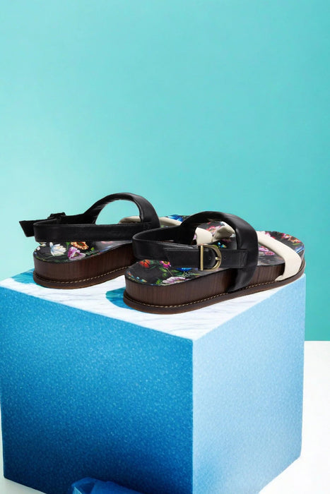 Johnny Was Ombre Garden Double Band Sandals JWS14523