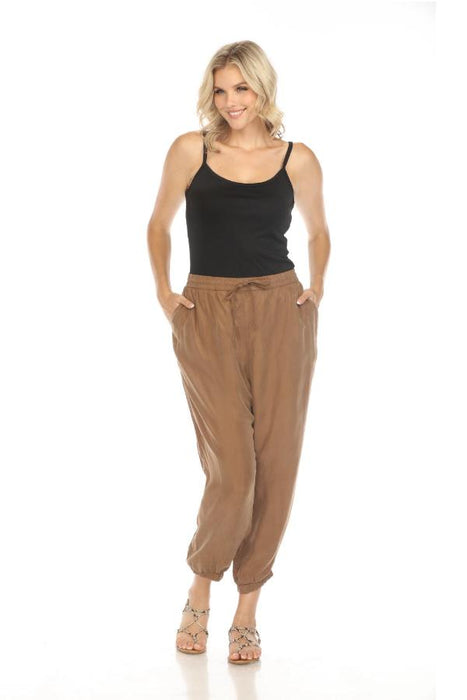 Johnny Was Style R65120 Otter Alice Cropped Jogger Pants Boho Chic