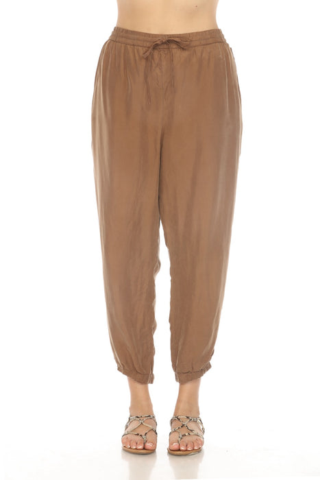 Johnny Was Style R65120 Otter Alice Cropped Jogger Pants Boho Chic