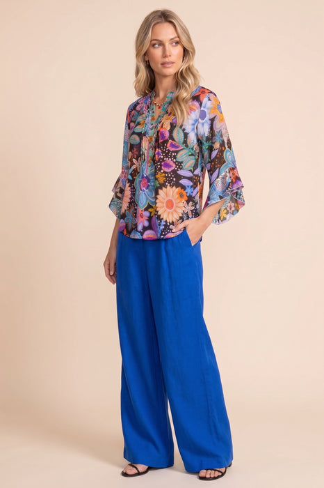Johnny Was Paisley Caetana Print Zellah Blouse C15225B3