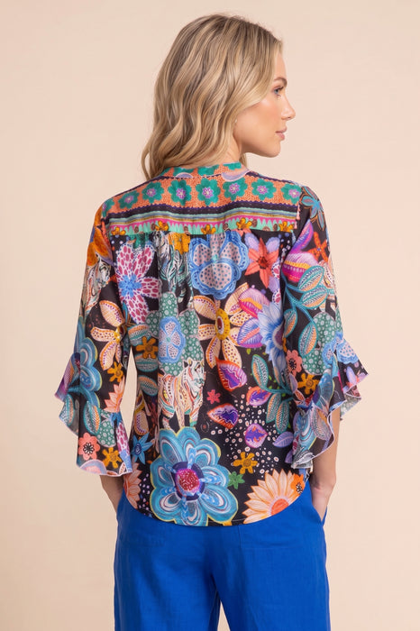 Johnny Was Paisley Caetana Print Zellah Blouse C15225B3