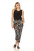 Johnny Was Style MS9821H Black Panya Butterfly Silk Jogger Pants