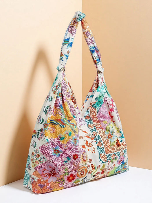 Johnny Was Paula Floral Ring Beach Bag CSW4625-M