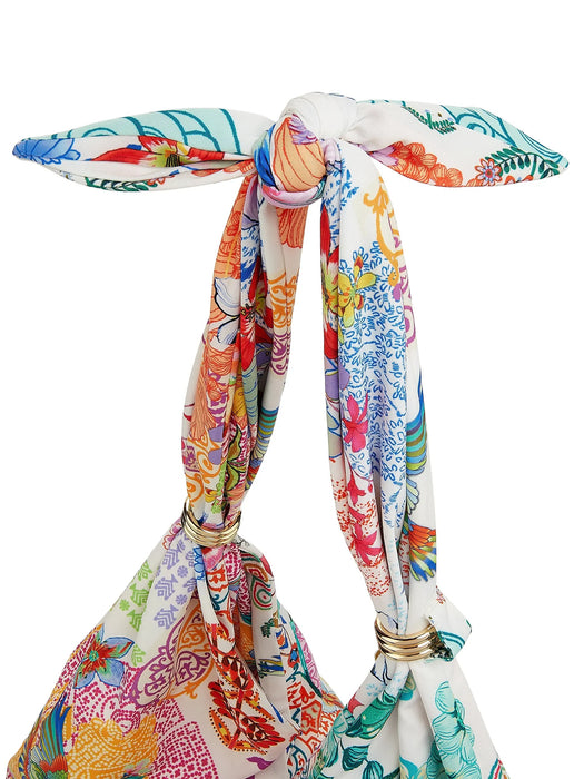 Johnny Was Paula Floral Ring Beach Bag CSW4625-M