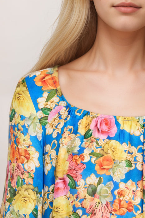 Johnny Was Pauline Tiered Mini Dress CSW2725-M