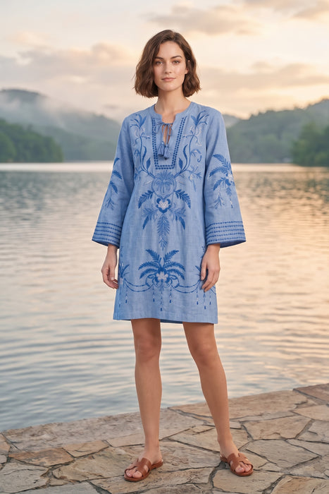Johnny Was Paulinna Tie Front Kimono Dress J30726-R