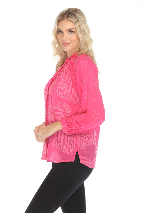 Johnny Was Molli Button-Down Blouse C19925-R