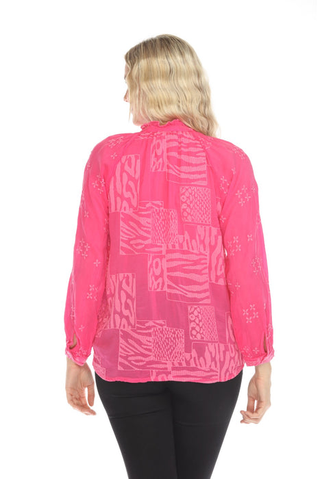 Johnny Was Molli Button-Down Blouse C19925-R