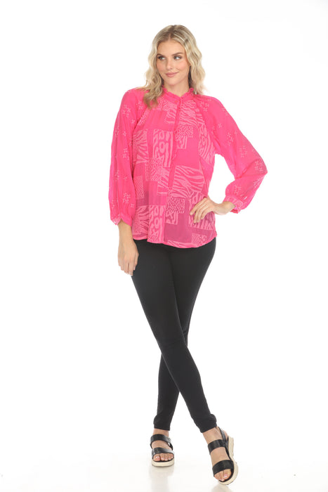 Johnny Was Molli Button-Down Blouse C19925-R