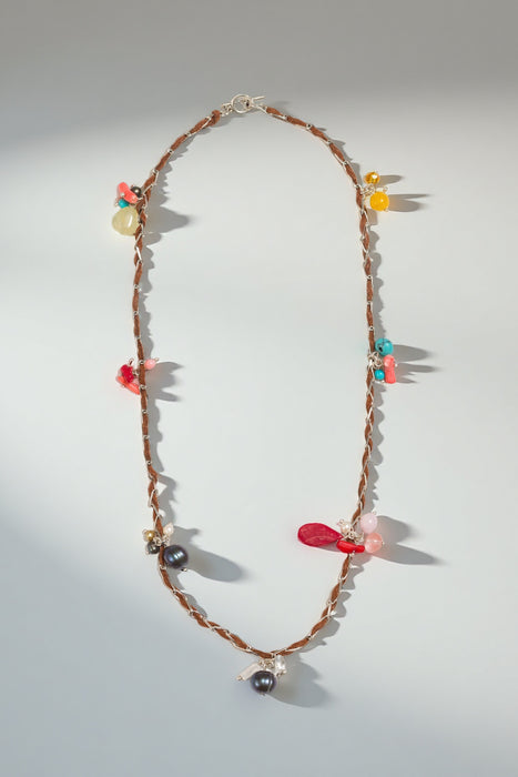 Johnny Was Precious Pearl Charm Necklace CJ76125-2