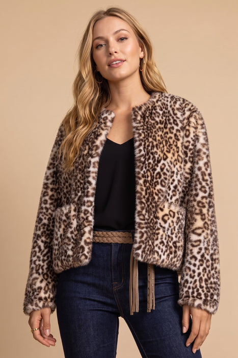 Johnny Was Priscilla Faux Fur Jacket W40525-8