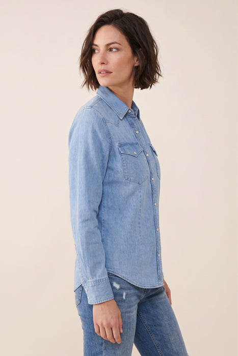 Johnny Was Blue Provence Denim Shirt RD1124-7