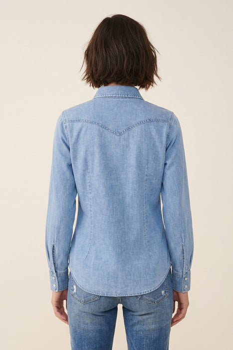 Johnny Was Blue Provence Denim Shirt RD1124-7