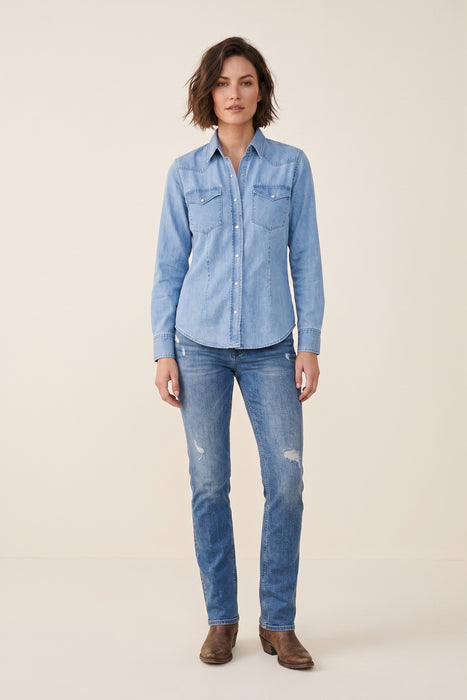 Johnny Was Blue Provence Denim Shirt RD1124-7