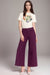 Johnny Was Style RD2224-9 Purple Mademoiselle Wide Leg Jean