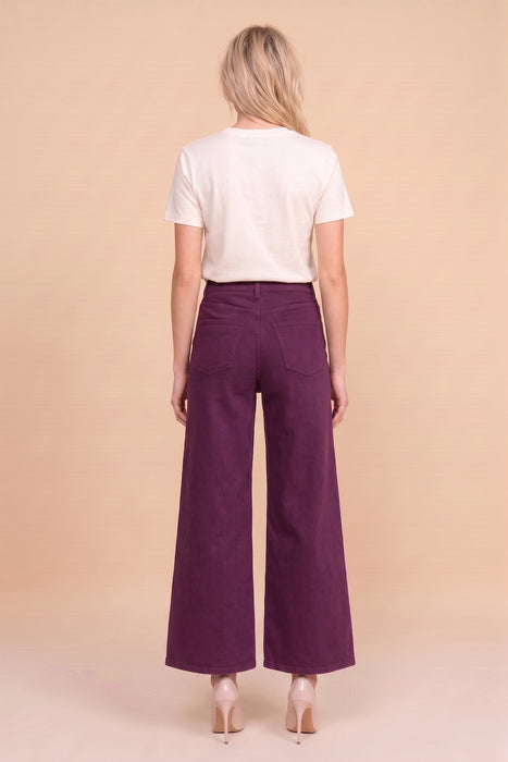 Johnny Was Purple Mademoiselle Wide Leg Jean RD2224-9