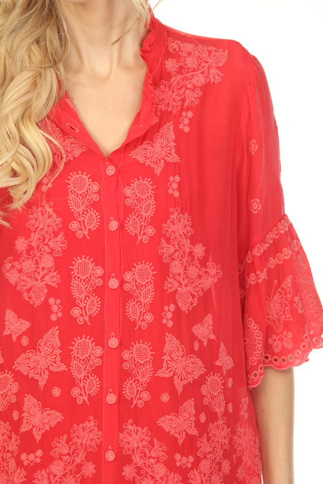 Johnny Was Gracie Button Front Dress C39725-5 *