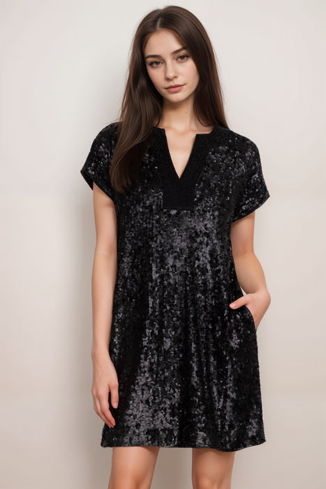 Johnny Was Rena Sequin Mini Dress C36924-9 *