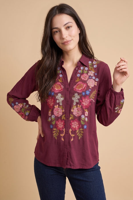 Johnny Was Rhododendron Seren Shirt C15625-9