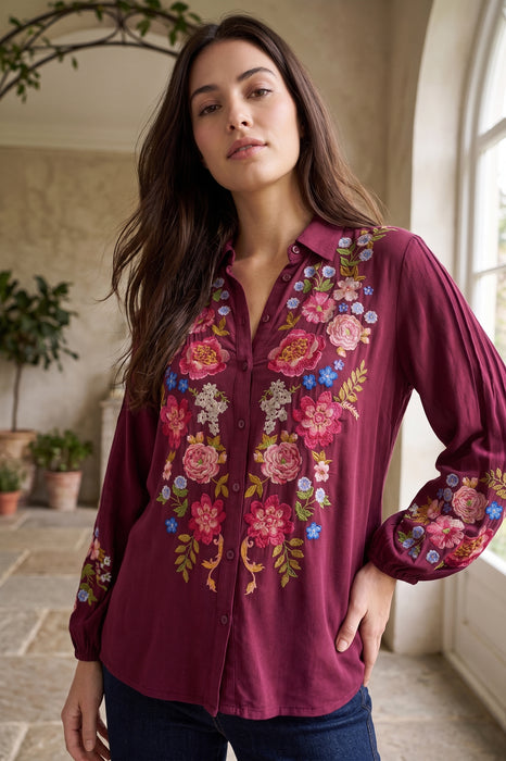 Johnny Was Rhododendron Seren Shirt C15625-9