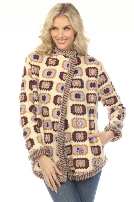 Johnny Was Romilda Beaded Knit Jacket C40425-7