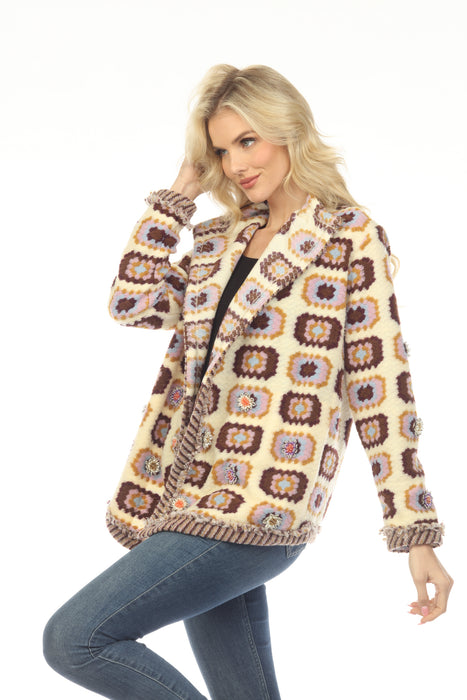 Johnny Was Romilda Beaded Knit Jacket C40425-7