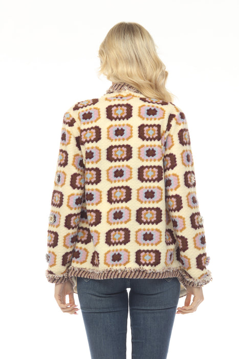 Johnny Was Romilda Beaded Knit Jacket C40425-7