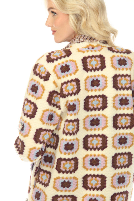 Johnny Was Romilda Beaded Knit Jacket C40425-7