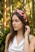 Johnny Was Rose Pink Floral Headband RJ222342