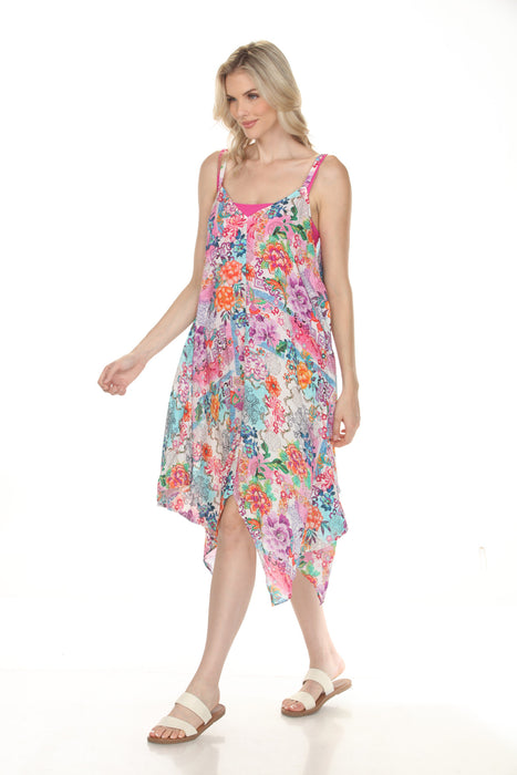 Johnny Was Roseum Scarf Dress Cover Up CSW1826-M