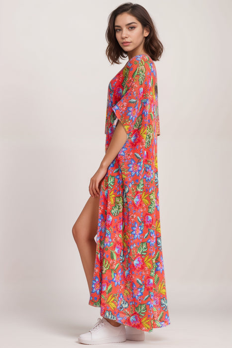 Johnny Was Rumba Maxi Crochet Kimono CSW4225-F