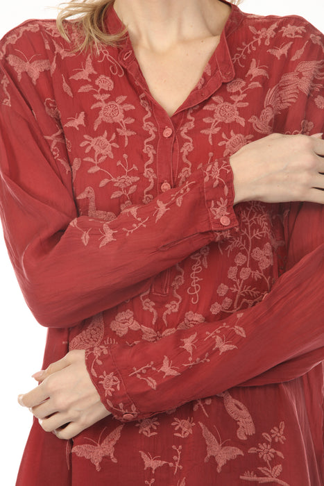 Johnny Was Noah Slim Audrey Tunic Top C22624-8 *