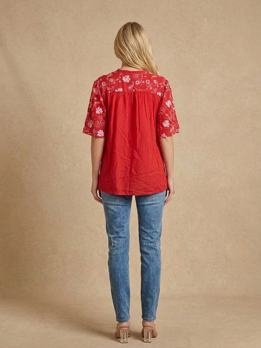 Johnny Was Gardenia Cary's Shirt C10825-7 *